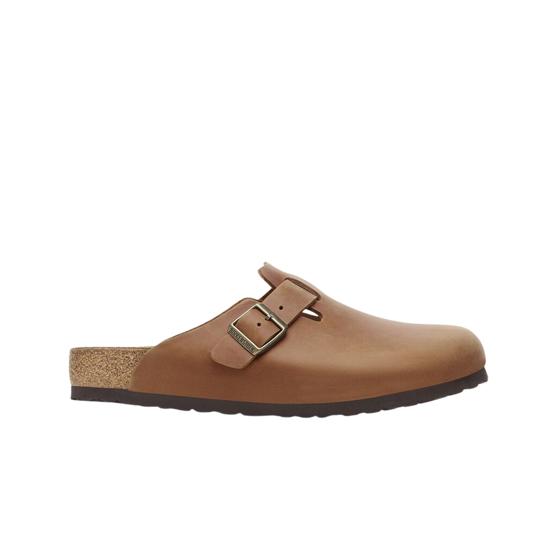 1028310 Birkenstock Boston BS Oiled Leather Cognac - Narrow