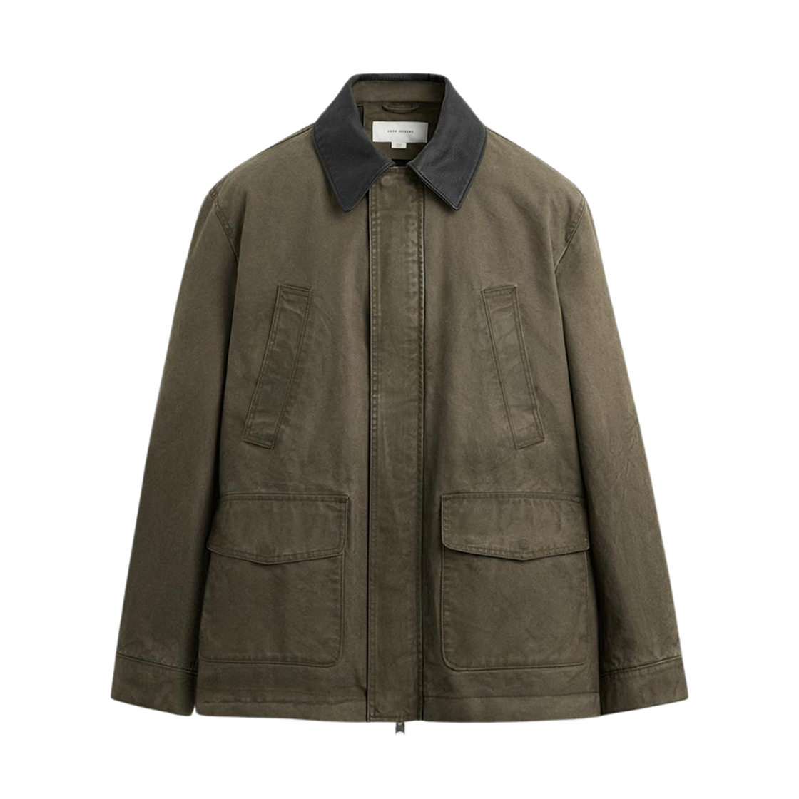 자라 컴바인드 워시드 자켓 어스