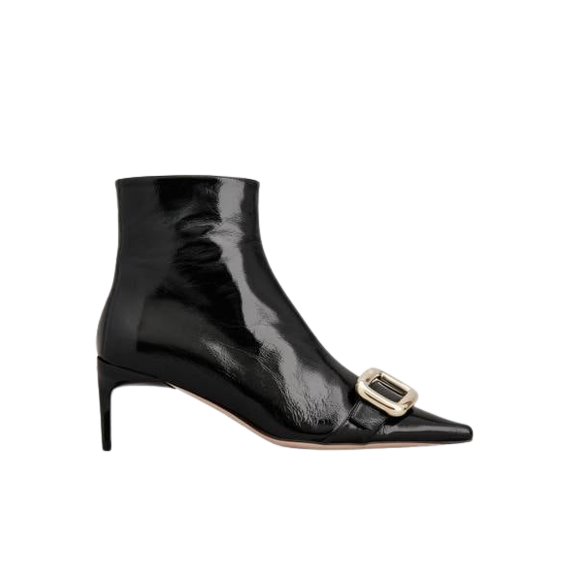 (W) 로저 비비에 비브 카나드 부티 블랙((W) Roger Vivier Viv Canard Booties Black) - 1