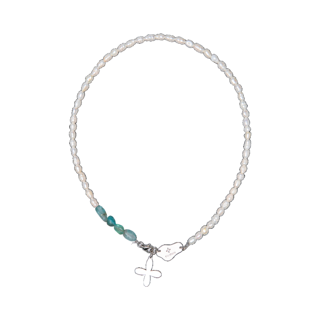 리오므 코델리아 담수진주 목걸이 블루(Riomeu Cordelia Fresh Water Pearl Necklace Blue) - 1