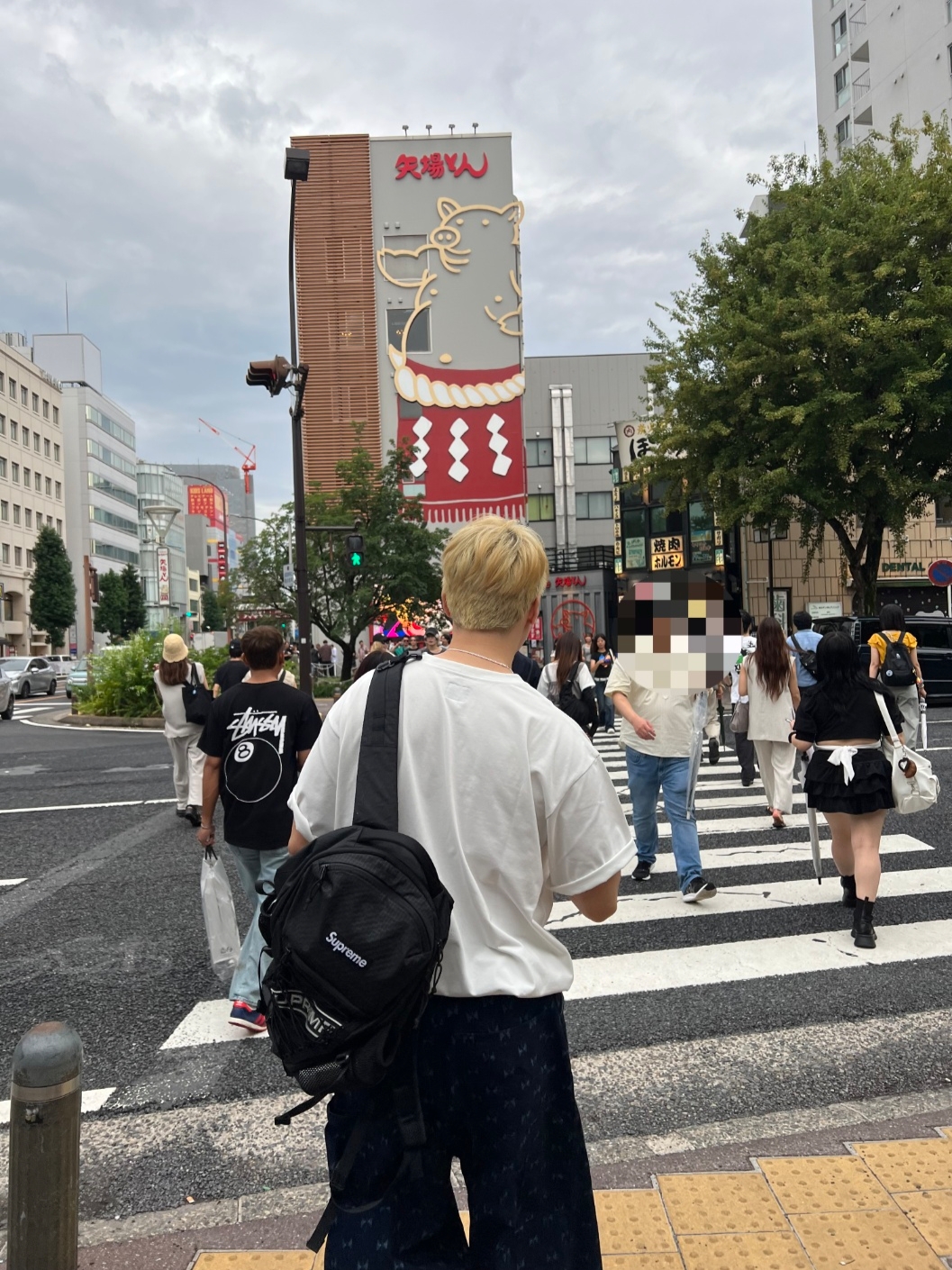 Supreme Backpack Black - 23FW, Needles S/S Crew Neck T-Shirt Poly Jersey White 착용 스타일 - 1