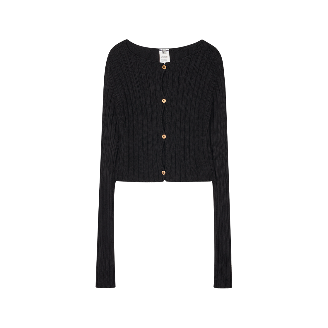 베이스레인지 우먼 마카우 가디건 블랙 - 25FW(Baserange Women Macau Cardigan Black - 25FW)