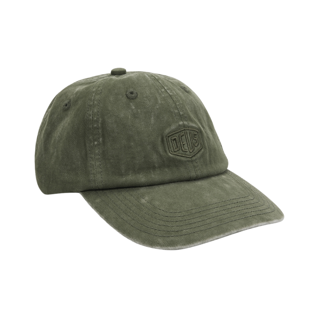 데우스 엑스 마키나 쉴드 가먼트 다이드 대드 캡 그린(Deus Ex Machina Shield Garment Dyed Dad Cap Green)