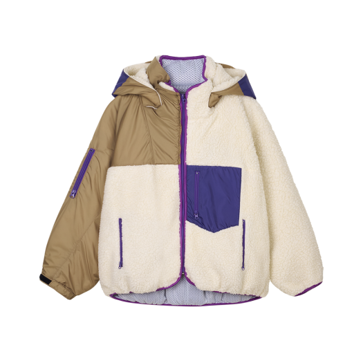 KM5DOTBKB03ML Kolor Beacon 25WBM-G08132 Blouson White - 25FW