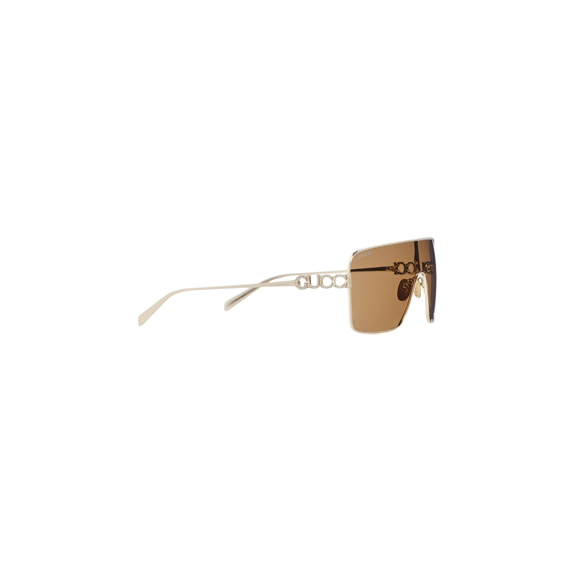 (W) 구찌 렉탱귤러 프레임 선글라스 라이트 골드((W) Gucci Rectangular Frame Sunglasses Light Gold) - 2