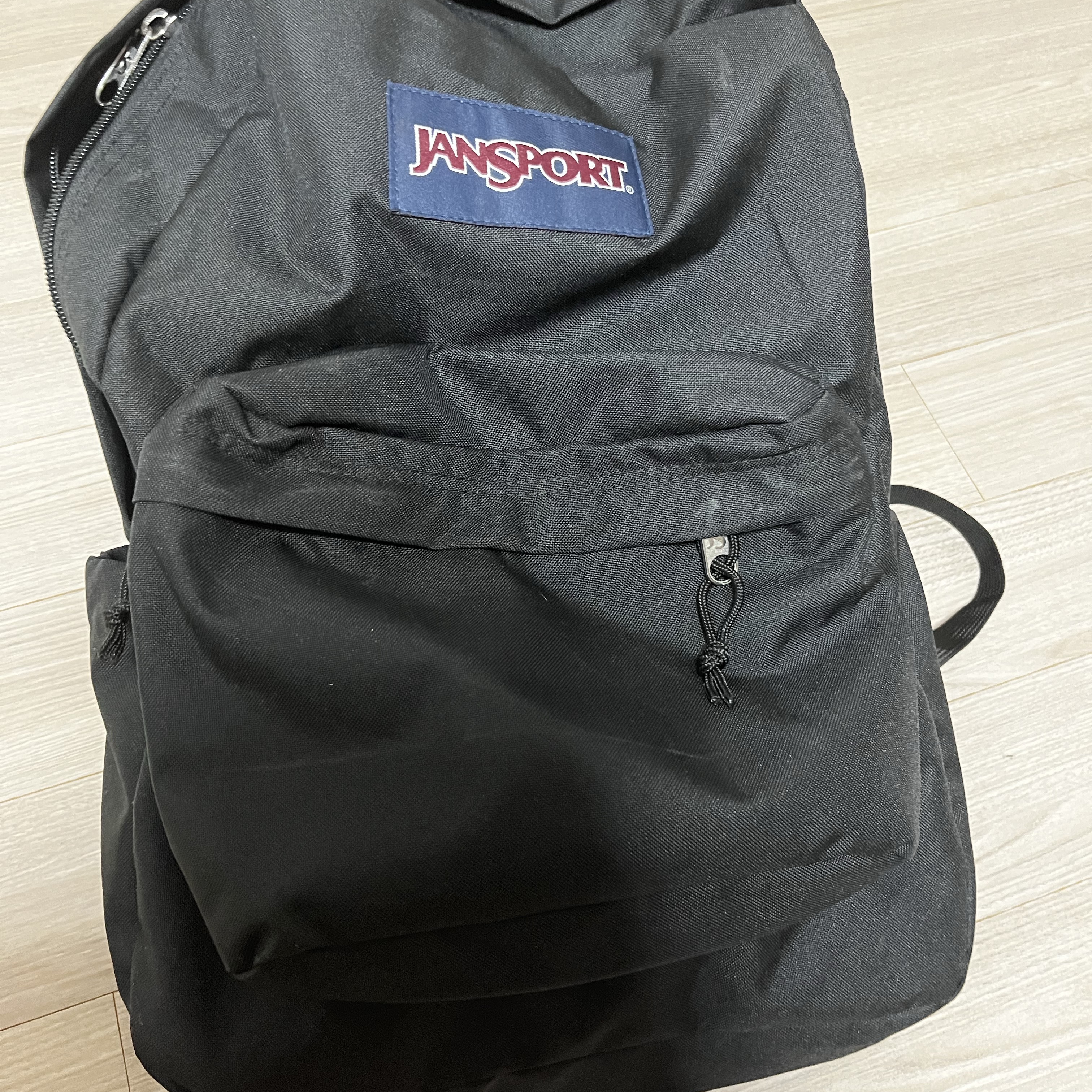 Jansport Superbreak Backpack Black 착용 스타일