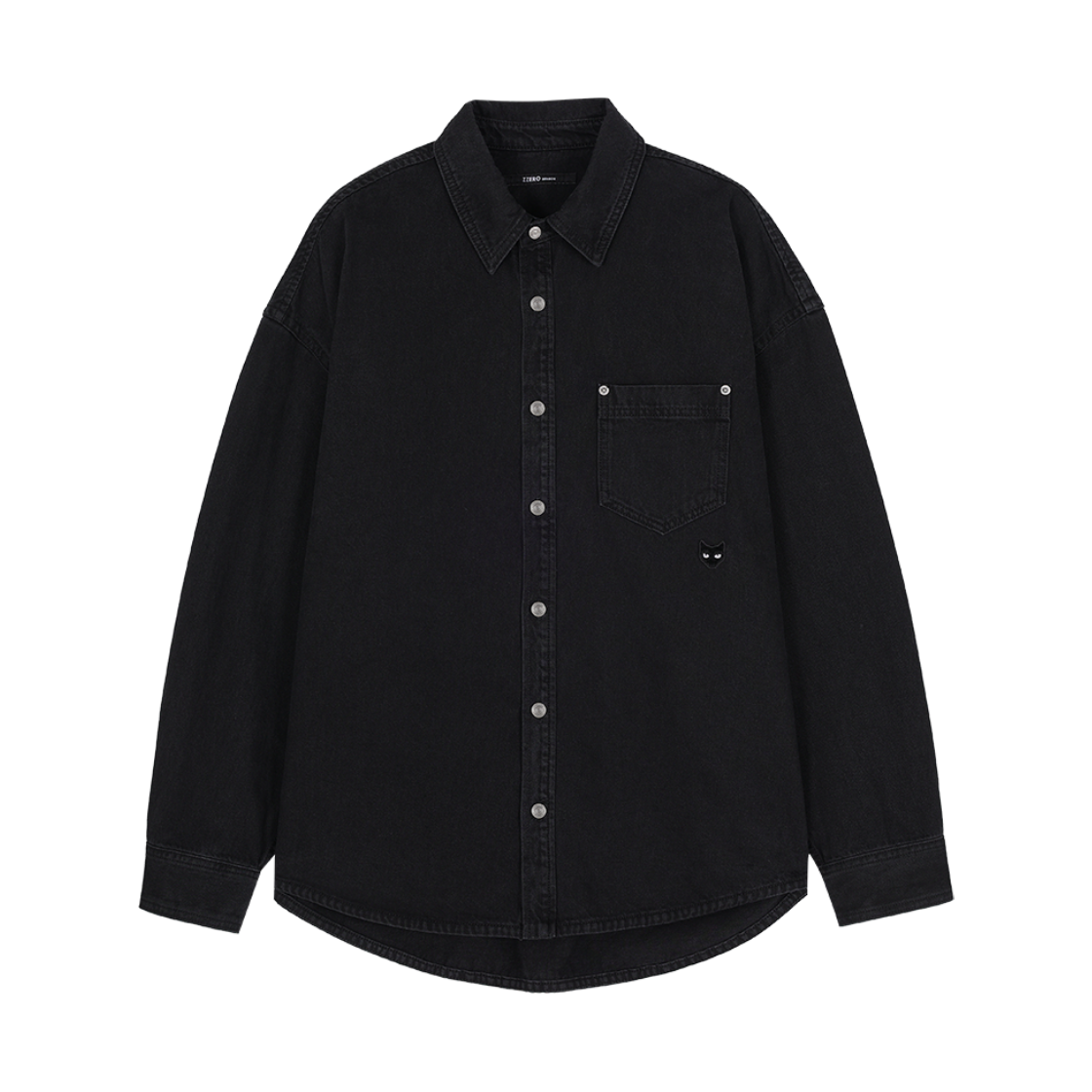SH5SH822BK SONGZIO ZZERO Panthera Denim Shirt Black