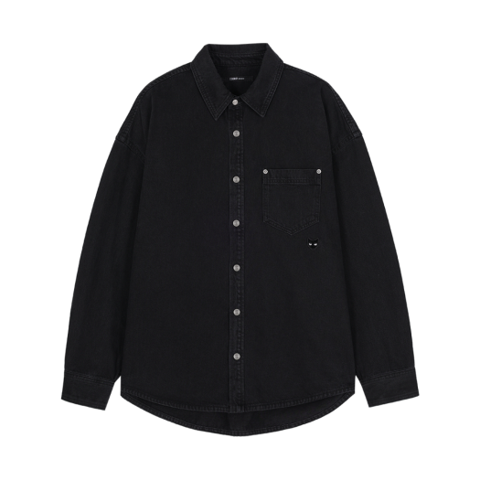 SH5SH822BK SONGZIO ZZERO Panthera Denim Shirt Black