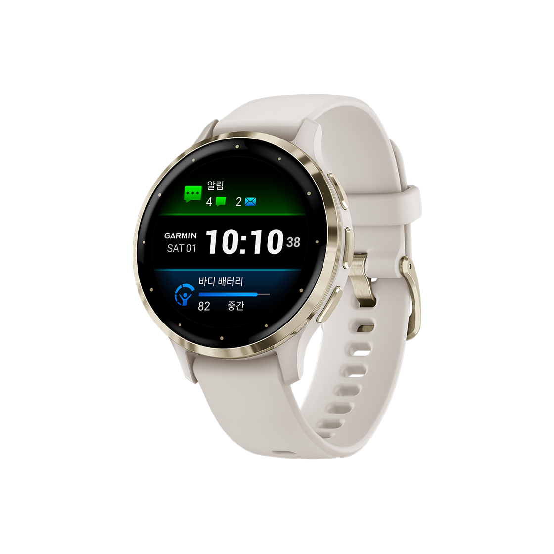 [10% 적립] 가민 베뉴3S 피트니스 GPS 스마트워치 아이보리([10% 적립] Garmin Venu 3S GPS Ivory Soft Gold (WiFi))