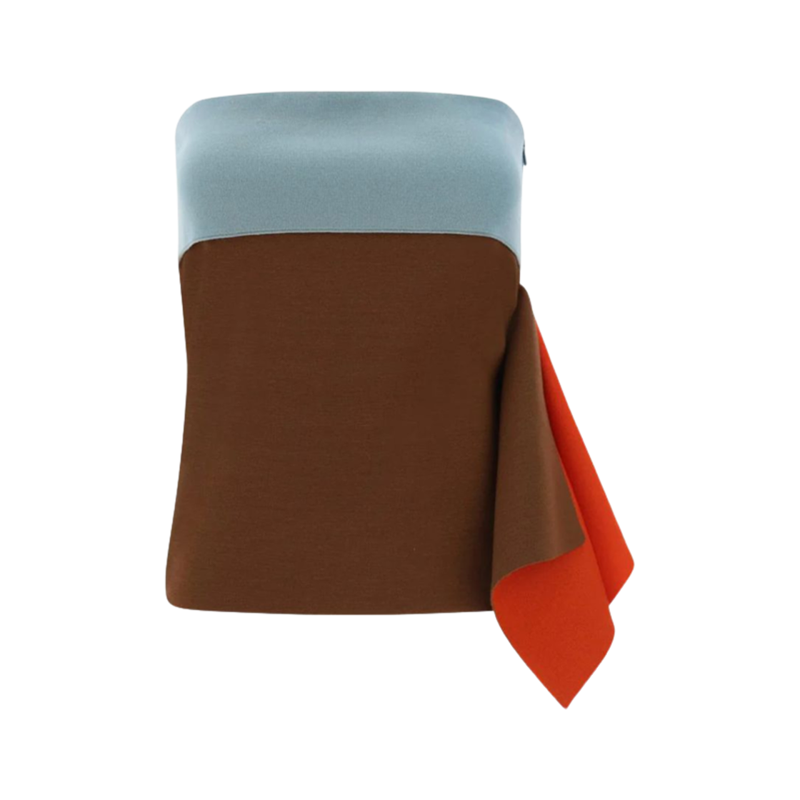 FZXB21ARV7F1P2D (W) Fendi Wool Bustier Top Multicolour