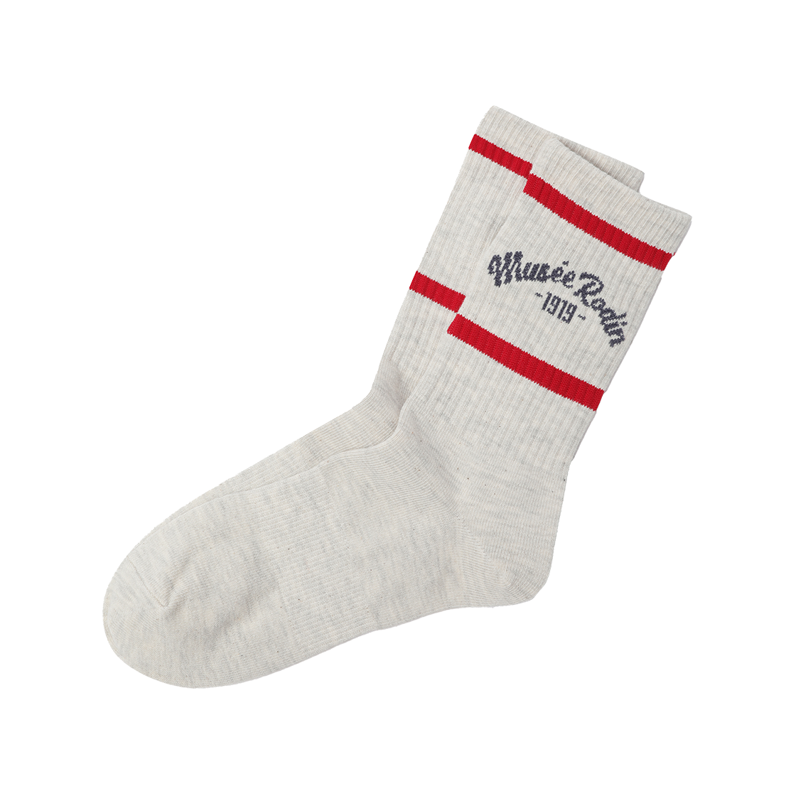 QQ323ASC82_MBG0 le coq sportif Graphic High Socks Melange Beige