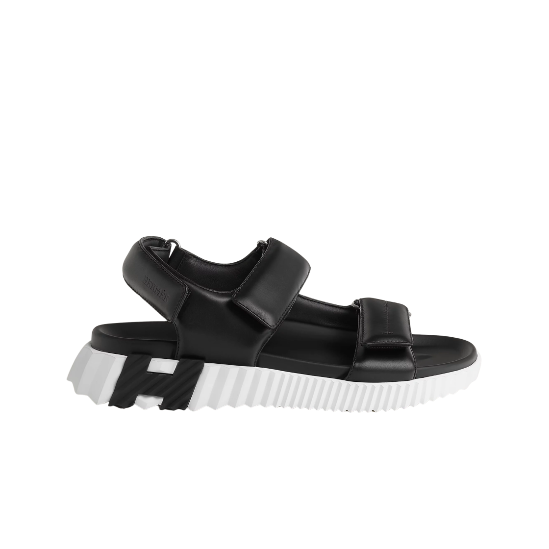 H251988ZH01 Hermes Junior Sandal Nappa & Noir