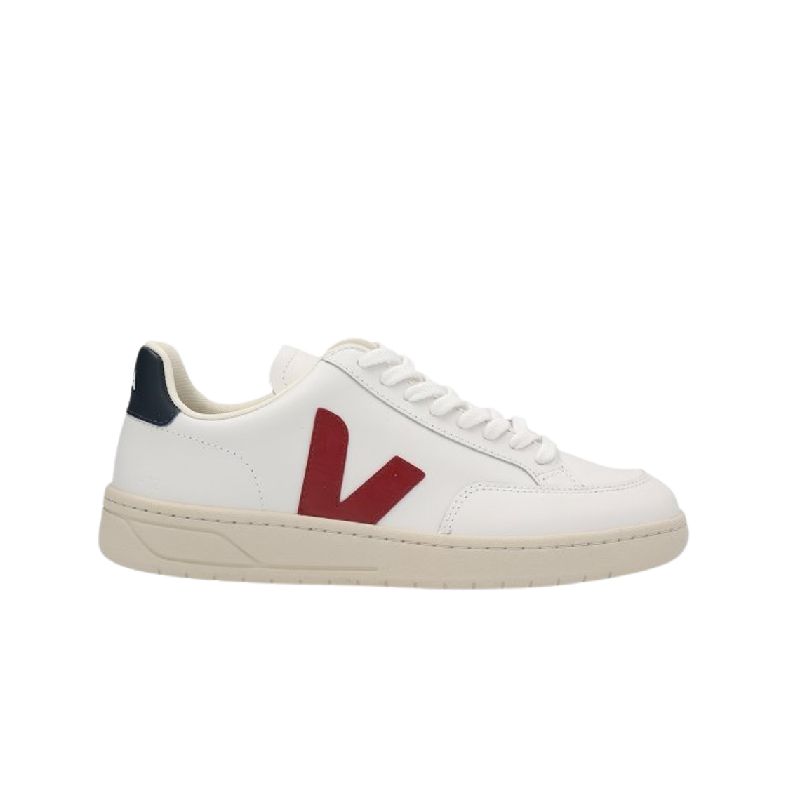 XD0201955 Veja V-12 Leather White Marsala
