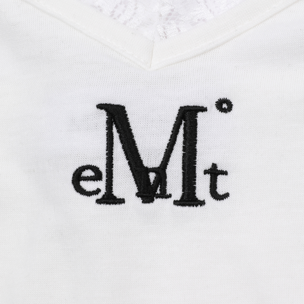 무센트 가린 레이스 슬림핏 슬리브리스 나시 아이보리(MUCENT Galin Lace Slim Fit Sleeveless Ivory) - 3