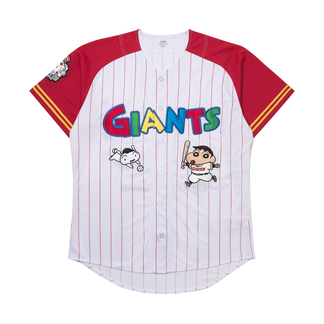 롯데 자이언츠 짱구는 못말려 크레용 유니폼 레드 (논 마킹 버전)(Lotte Giants Crayon Shin-chan Crayon Uniform Red (Non Marking Ver.))