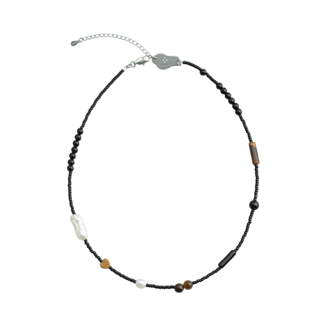 리오므 비정형 진주 포인트 목걸이(Riomeu Unbalance Pearl Point Necklace) - 1