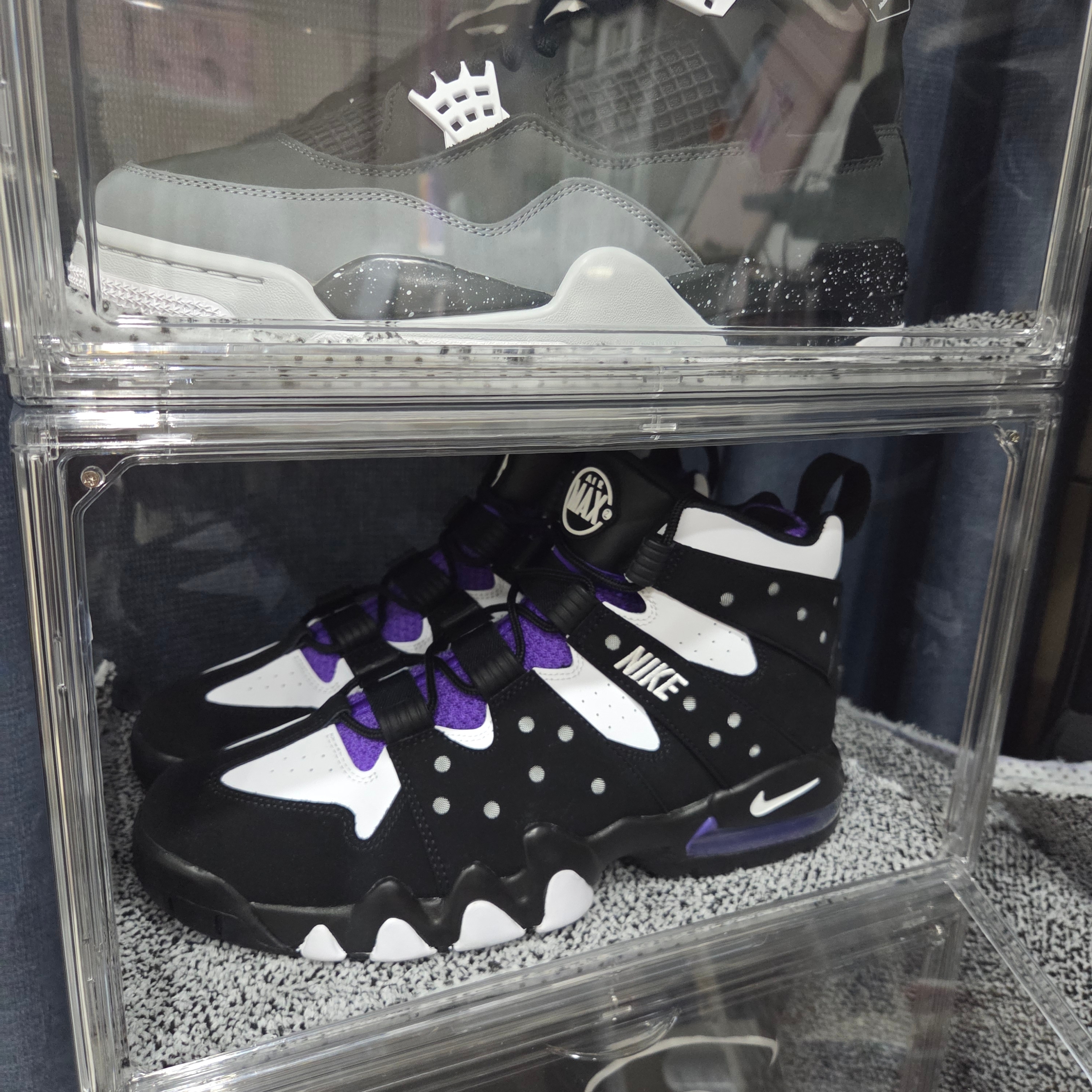 Nike Air Max 2 CB 94 Black and Pure Purple 착용 스타일