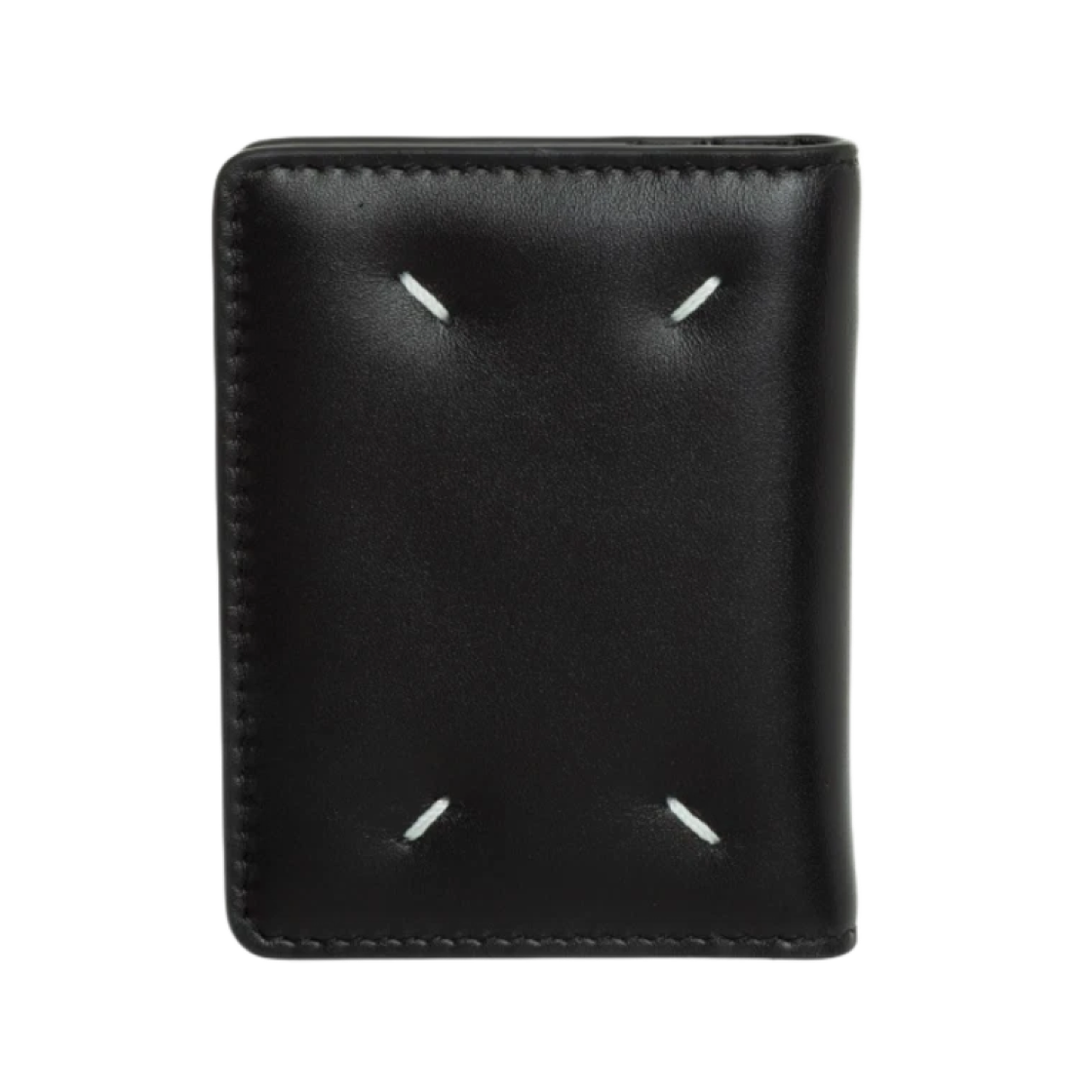 S56UI0128P4985T8013 Maison Margiela Soft Calfskin Keyring Card Holder Black - 대표 이미지 #1