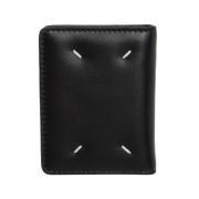 Maison Margiela Soft Calfskin Keyring Card Holder Black