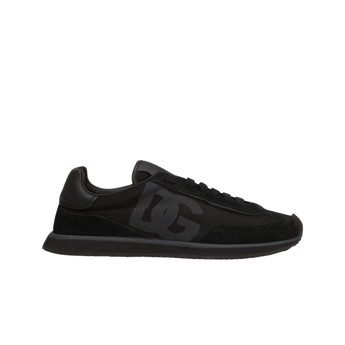 CS2288A53558B956 Dolce & Gabbana Mixed Material DG Cushion Sneakers Black