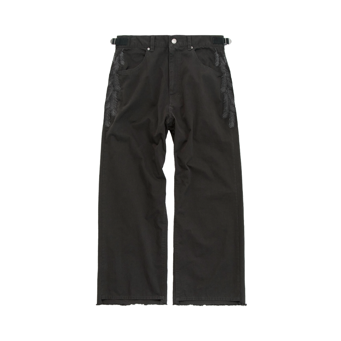 PG5OPT0202A0 Polyteru 1011 Feather Gosima Pants Deep Charcoal