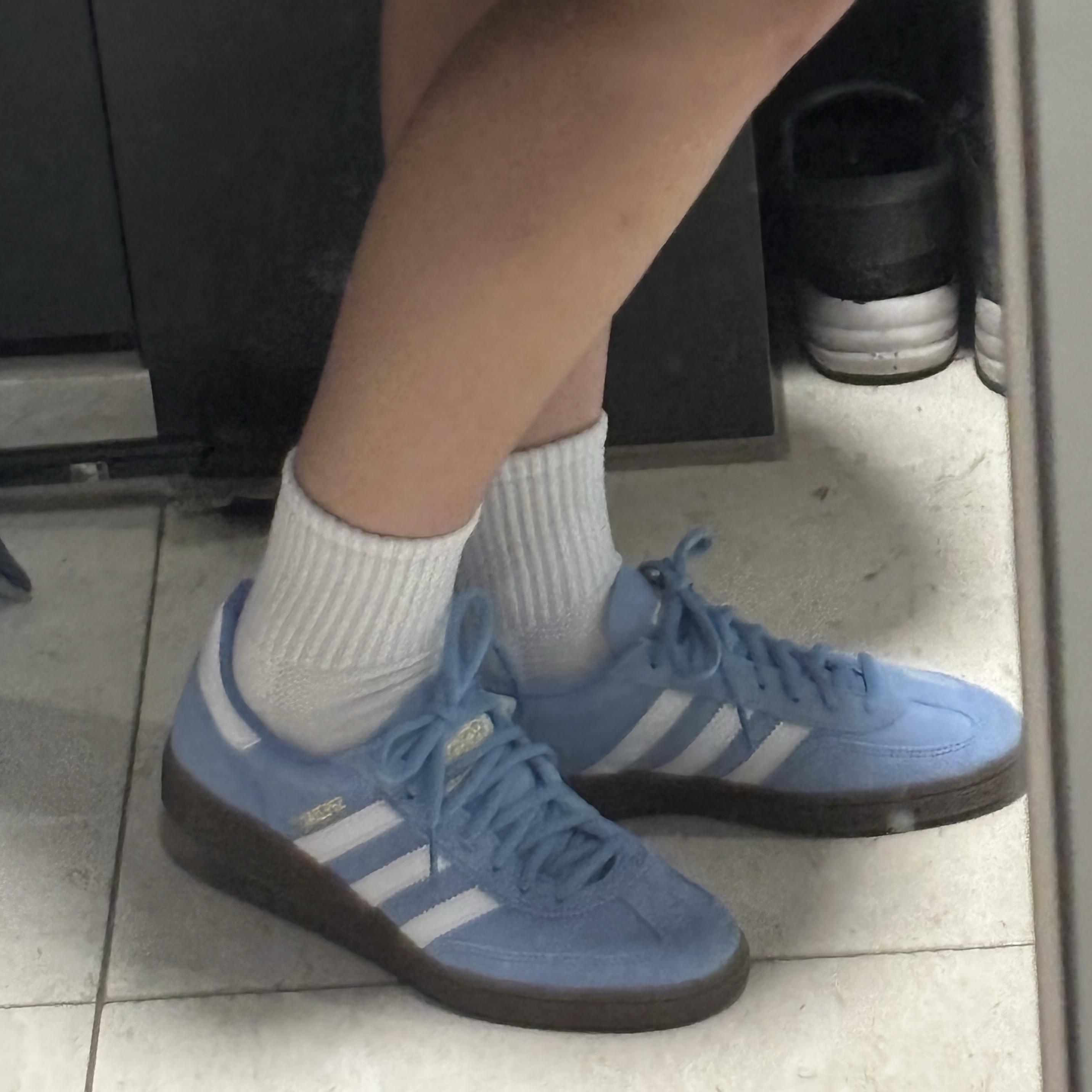 Adidas Spezial Handball Light Blue 착용 스타일
