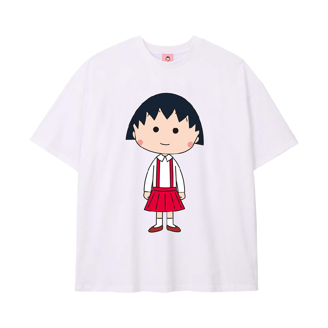얼렁뚱땅 상점 대왕 마루코 반팔티 화이트(ULDD Big Maruko T-Shirt White)