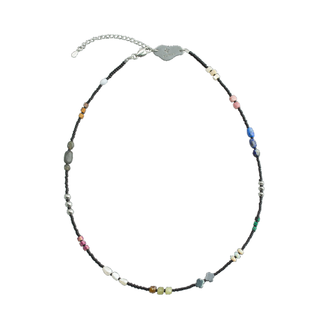 리오므 시그니처 오닉스 목걸이 2mm(Riomeu Signature Onyx Necklace 2mm) - 1