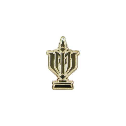ICM25MD34 Trophy Badge Gold