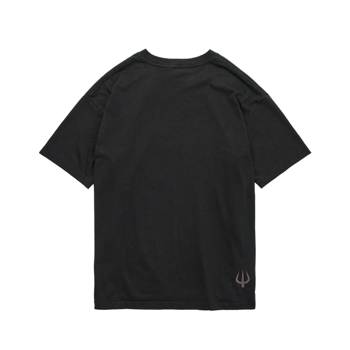폴리테루 x 핫 스터프 1/2 슬리브 '플레임' 워시드 블랙(Polyteru x Hot Stuff 1/2 Sleeves 'Flame' Washed Black) - 2
