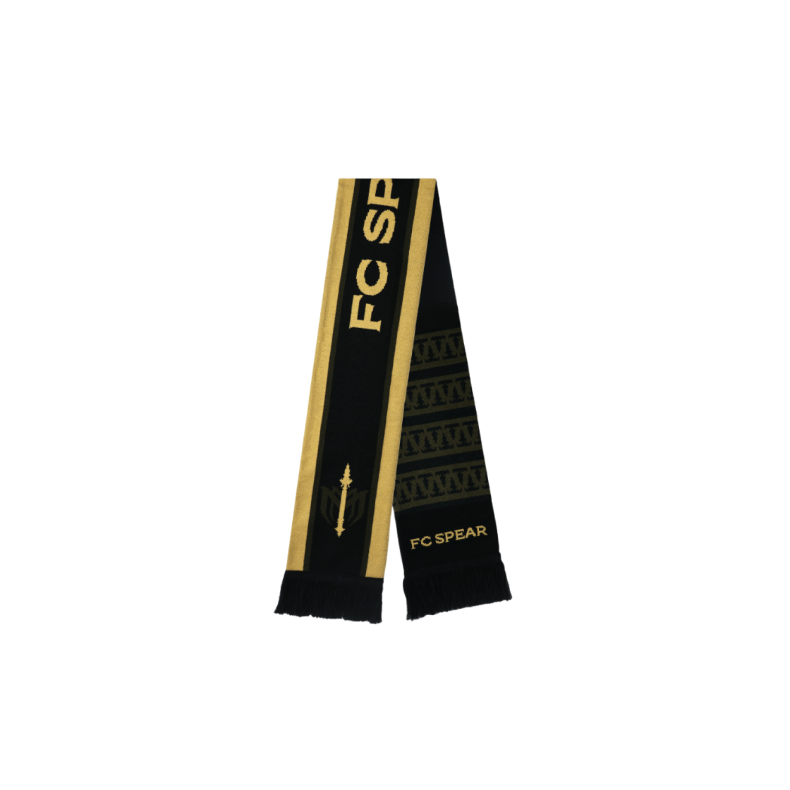 [프리오더] FC 스피어 니트 머플러 블랙
