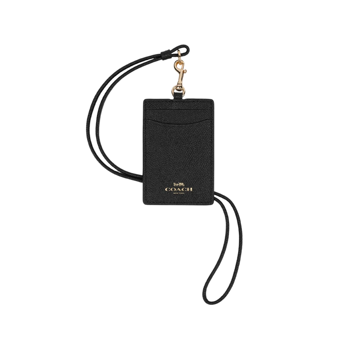 코치 ID 랜야드 골드 블랙(Coach ID Lanyard Gold Black)