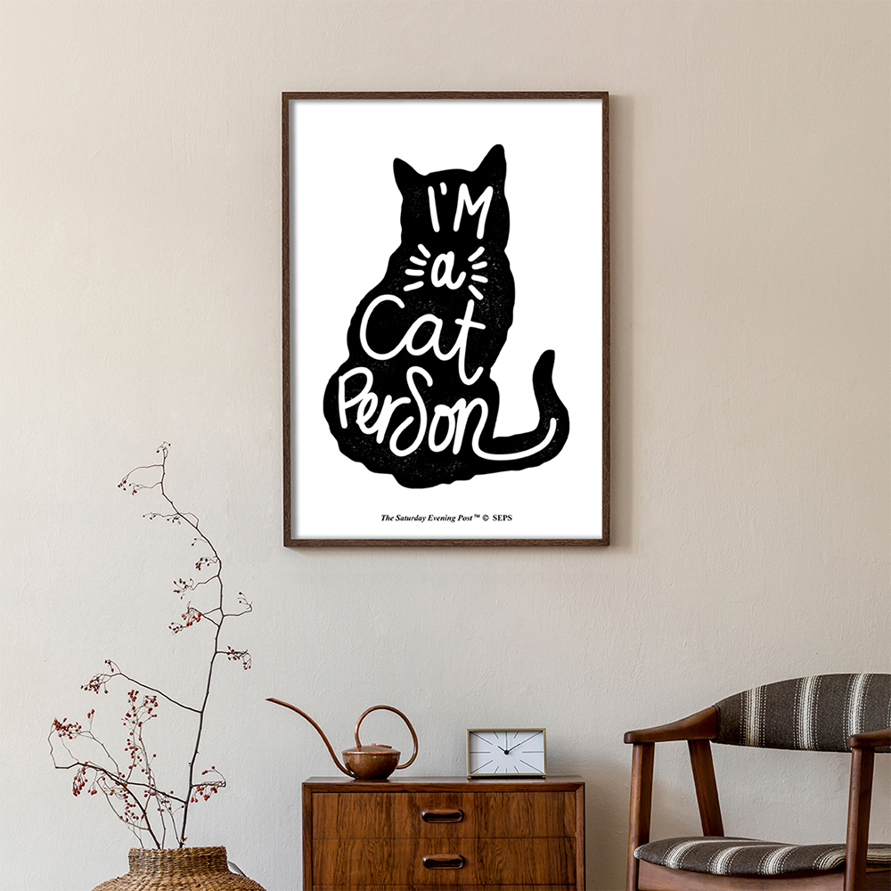더 새터데이 이브닝 포스트 프레임 포스터_캣 퍼슨_A2(The Saturday Evening Post Framed Poster_Cat Person_A2) - 2