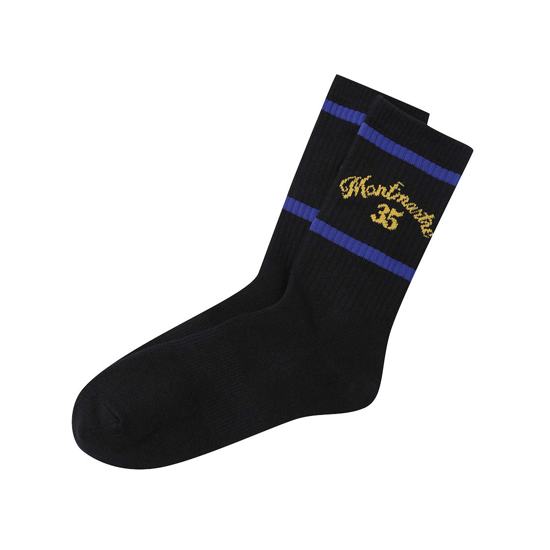 QQ323ASC82_BLK0 le coq sportif Graphic High Socks Black