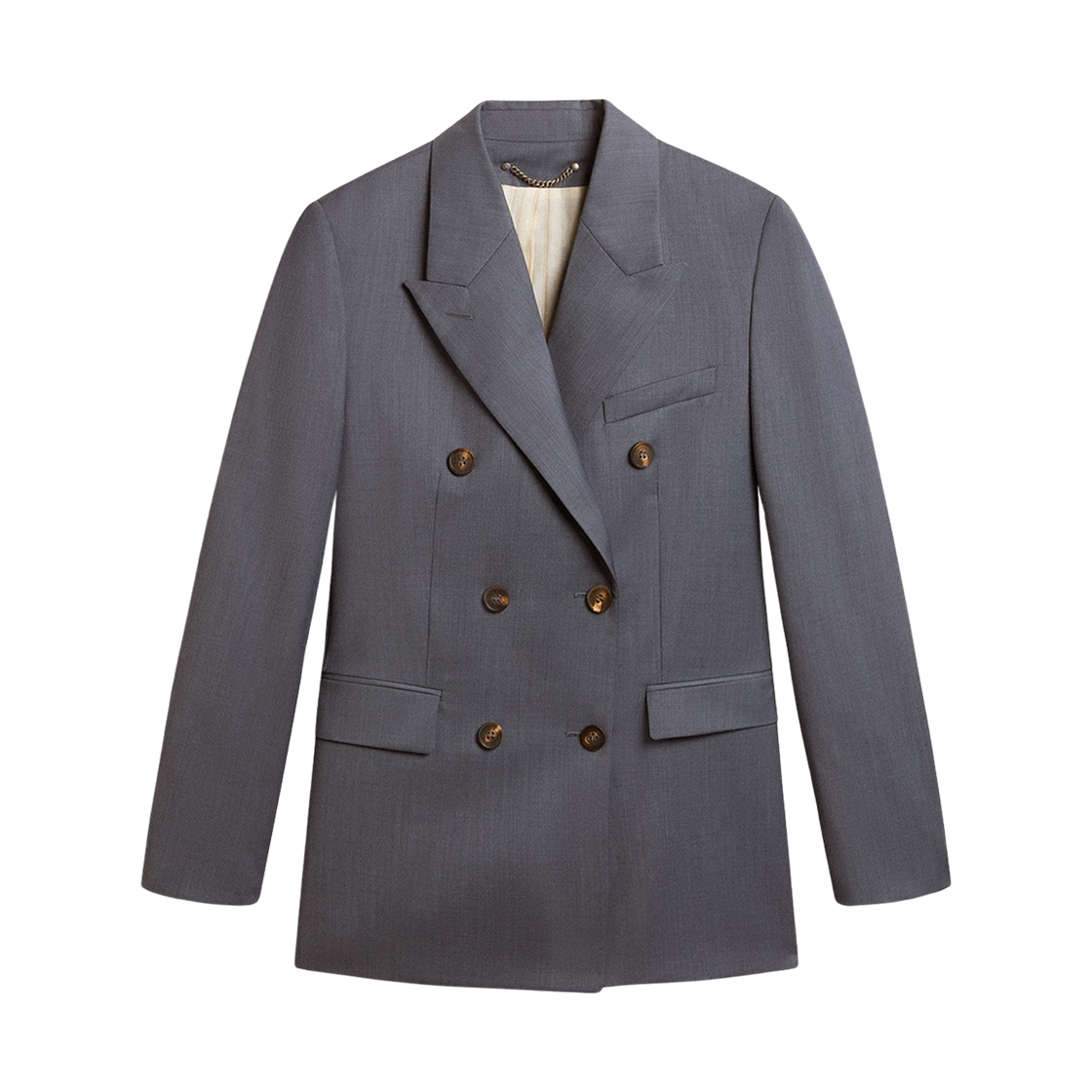 (W) 골든구스 더블 브레스티드 블레이저 베이비 블루((W) Golden Goose Double Breasted Blazer Baby Blue)