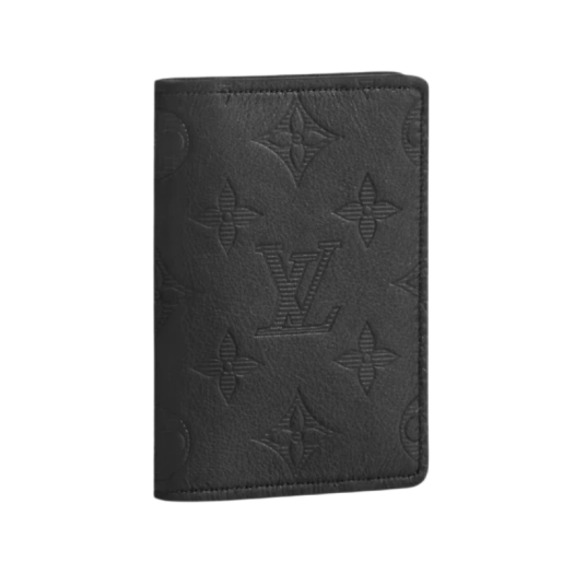 M62899 Louis Vuitton Pocket Organizer Monogram Shadow Black