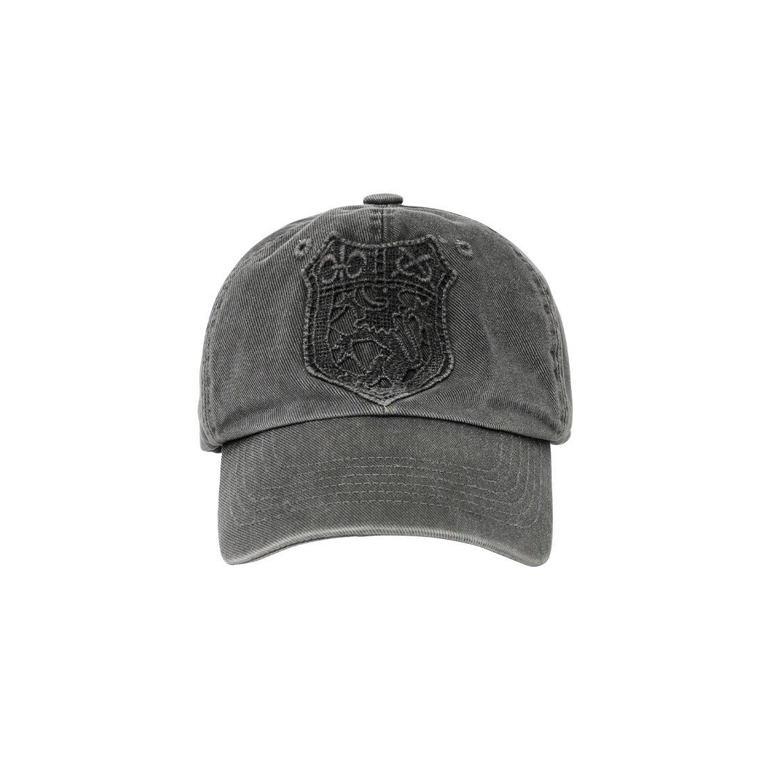 AJ254HT005CH AJOBYAJO Wappen Washed Cap Charcoal