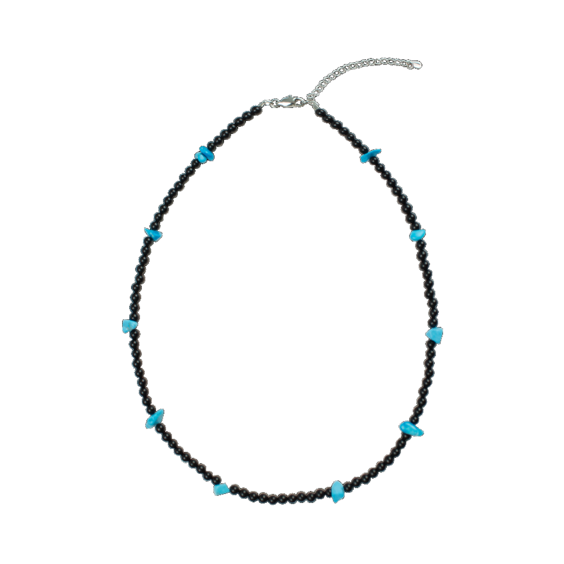 리오므 블루 터키석 목걸이 칩스 버전(Riomeu Blue Turquoise Chips ver. Necklace)