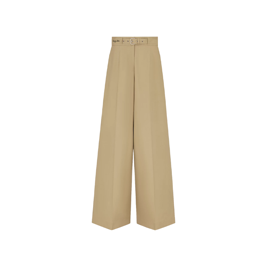 547P85A3332-1700 (W) Dior Dioriviera Belt Loose Pants Beige