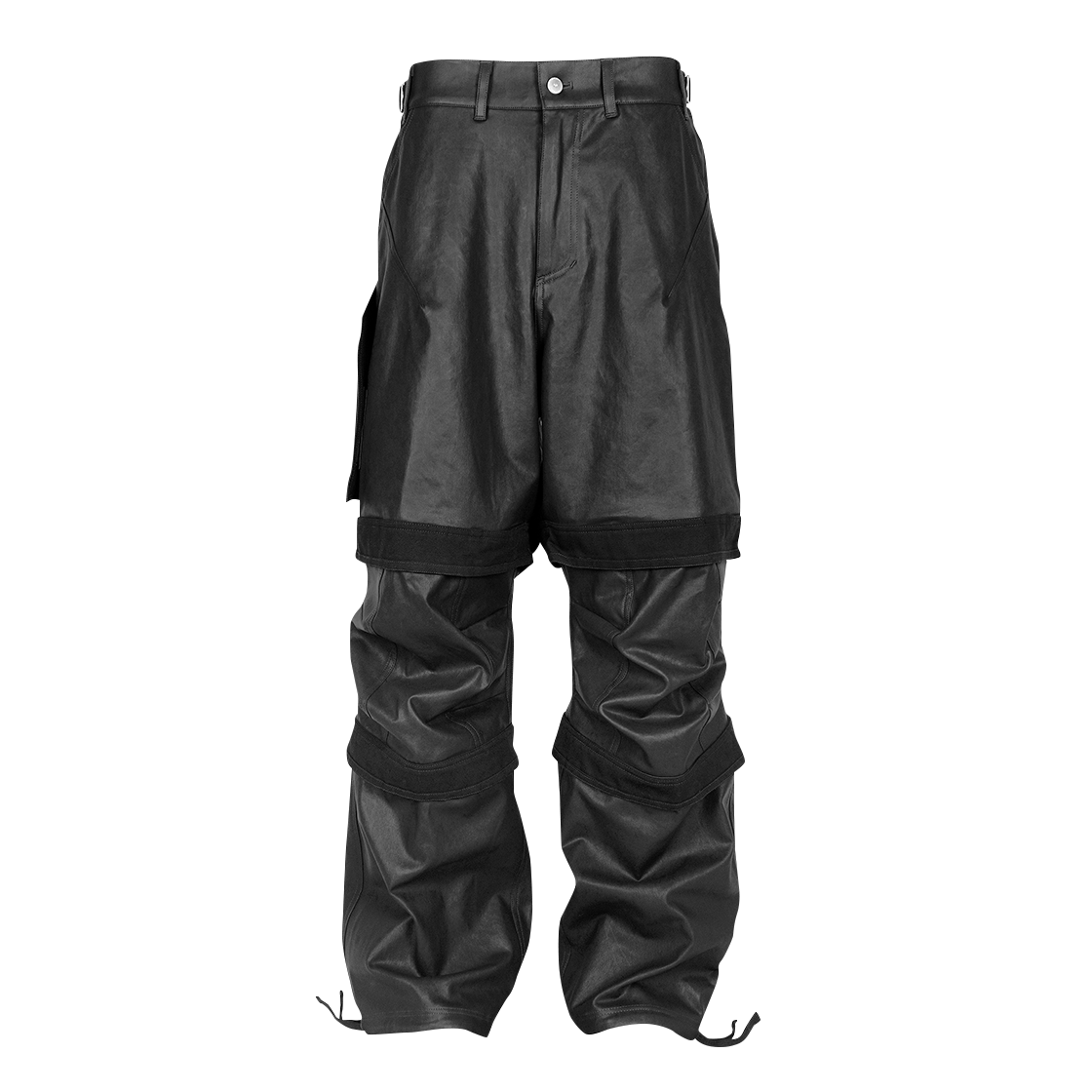 [더블적립]파프롬왓 파 레이어드 워크 팬츠_블랙([더블적립]farfromwhat far layered work pants_black)