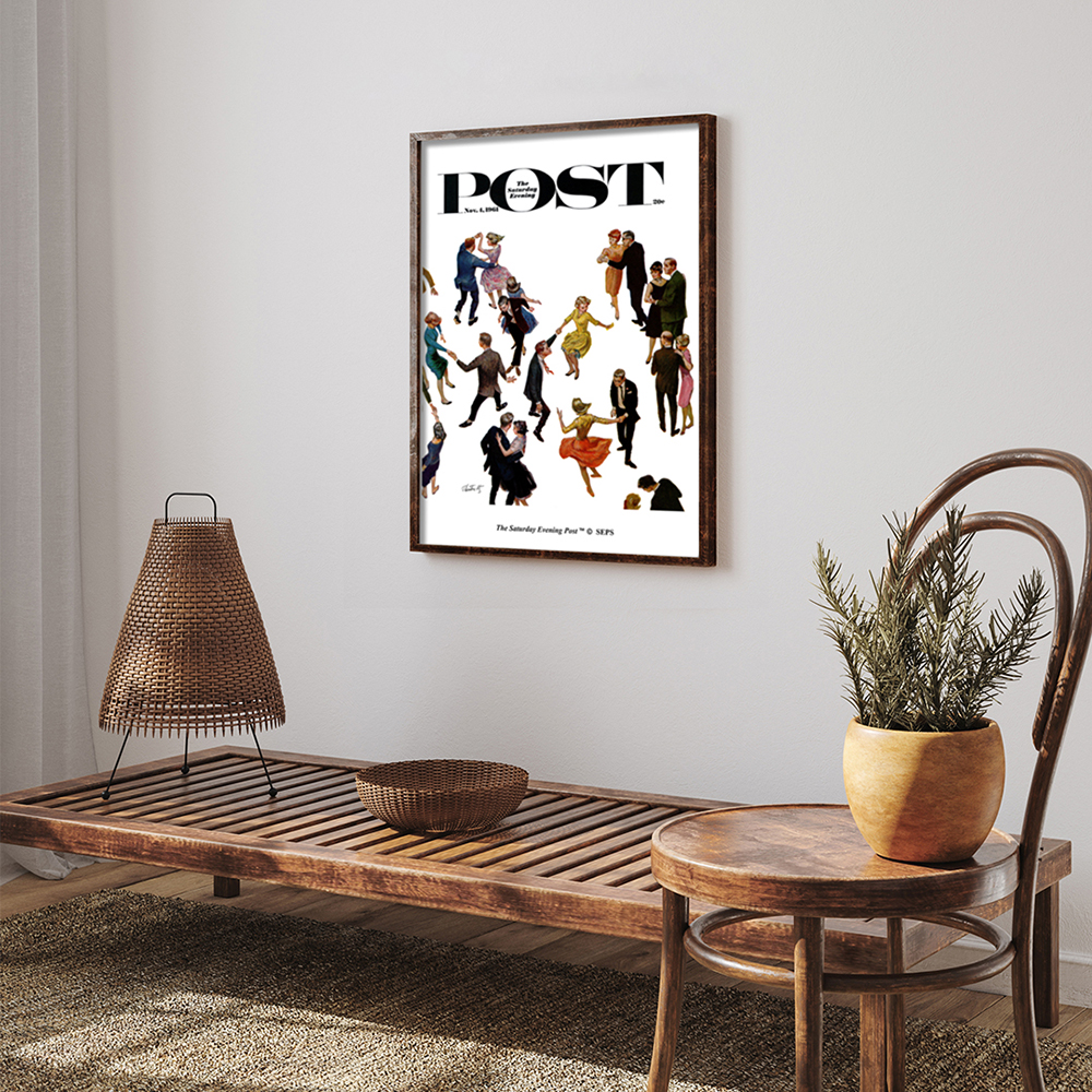 더 새터데이 이브닝 포스트 프레임 포스터_다양한 춤의 스타일_A2(The Saturday Evening Post Framed Poster_Different Styles of Dancing_A2) - 5