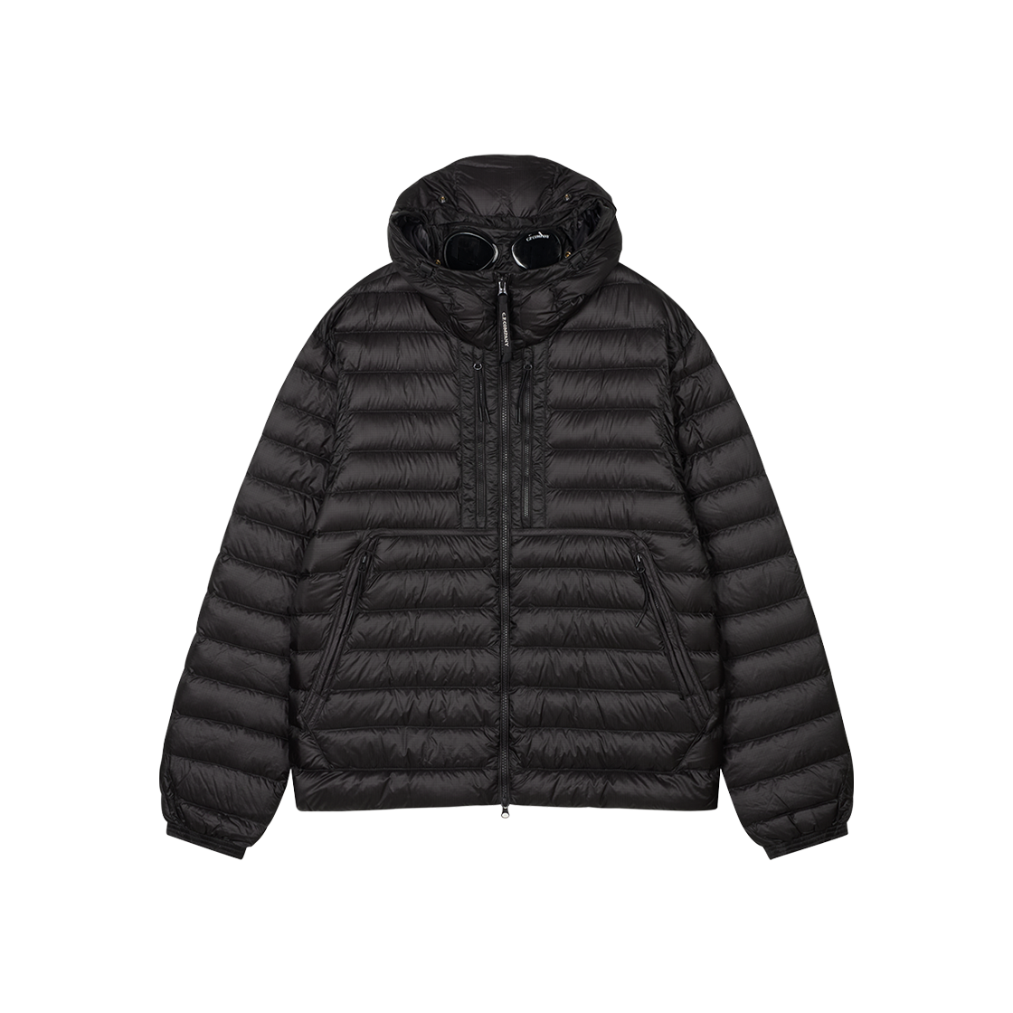 C.P. 컴퍼니 D.D. 쉘 고글 다운 자켓 블랙 - 25FW(C.P. Company D.D. Shell Goggle Down Jacket Black - 25FW)