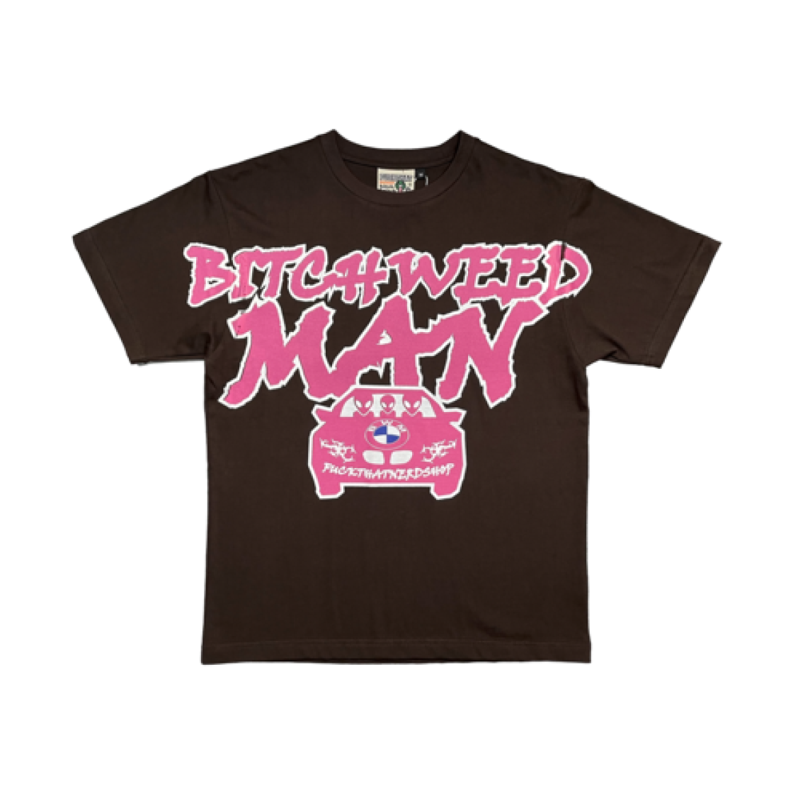 퍽댓너드샵 BWM 티셔츠 브라운(Fuckthatnerdshop BWM T-Shirt Brown)