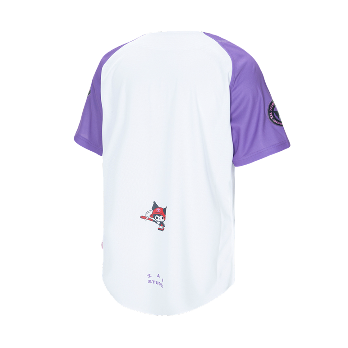 기아 타이거즈 x 쿠로미 25 레플리카 유니폼 퍼플 래글런 (논 마킹 버전)(Kia Tigers x Kuromi 25 Replica Uniform Purple Raglan (Non Marking Ver.)) - 2