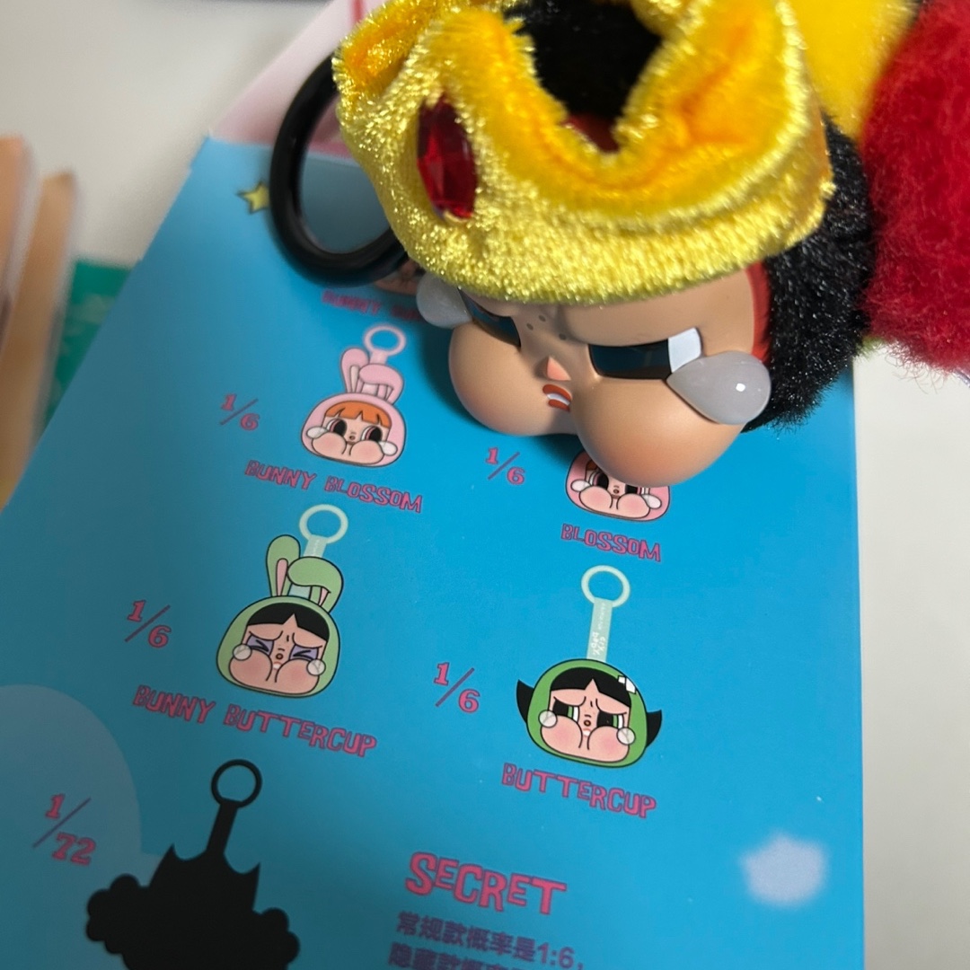 Pop Mart Crybaby x Powerpuff Girls Series Keyring Sealed Case (6 Blind Boxes) 착용 스타일 - 2