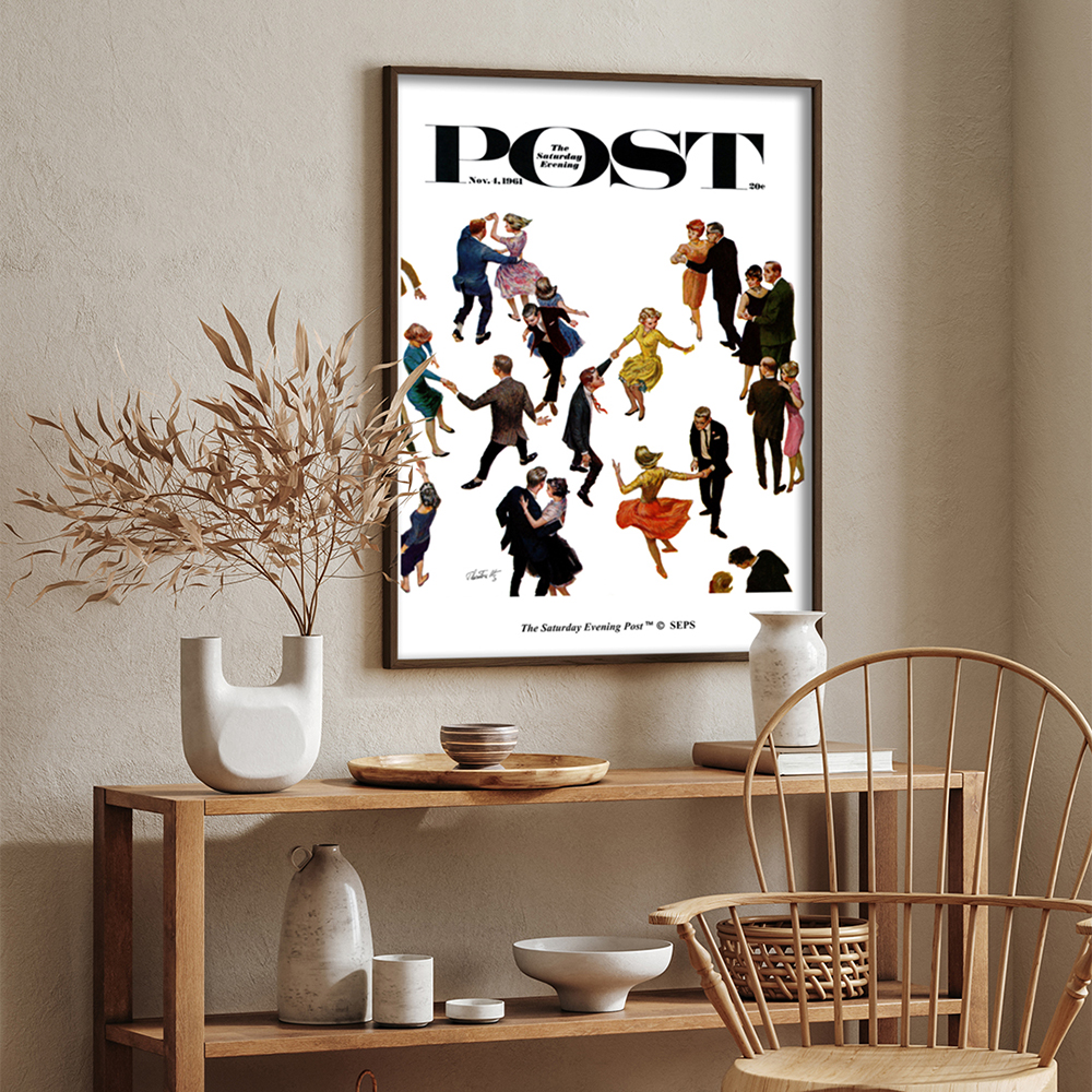 더 새터데이 이브닝 포스트 프레임 포스터_다양한 춤의 스타일_A2(The Saturday Evening Post Framed Poster_Different Styles of Dancing_A2) - 4