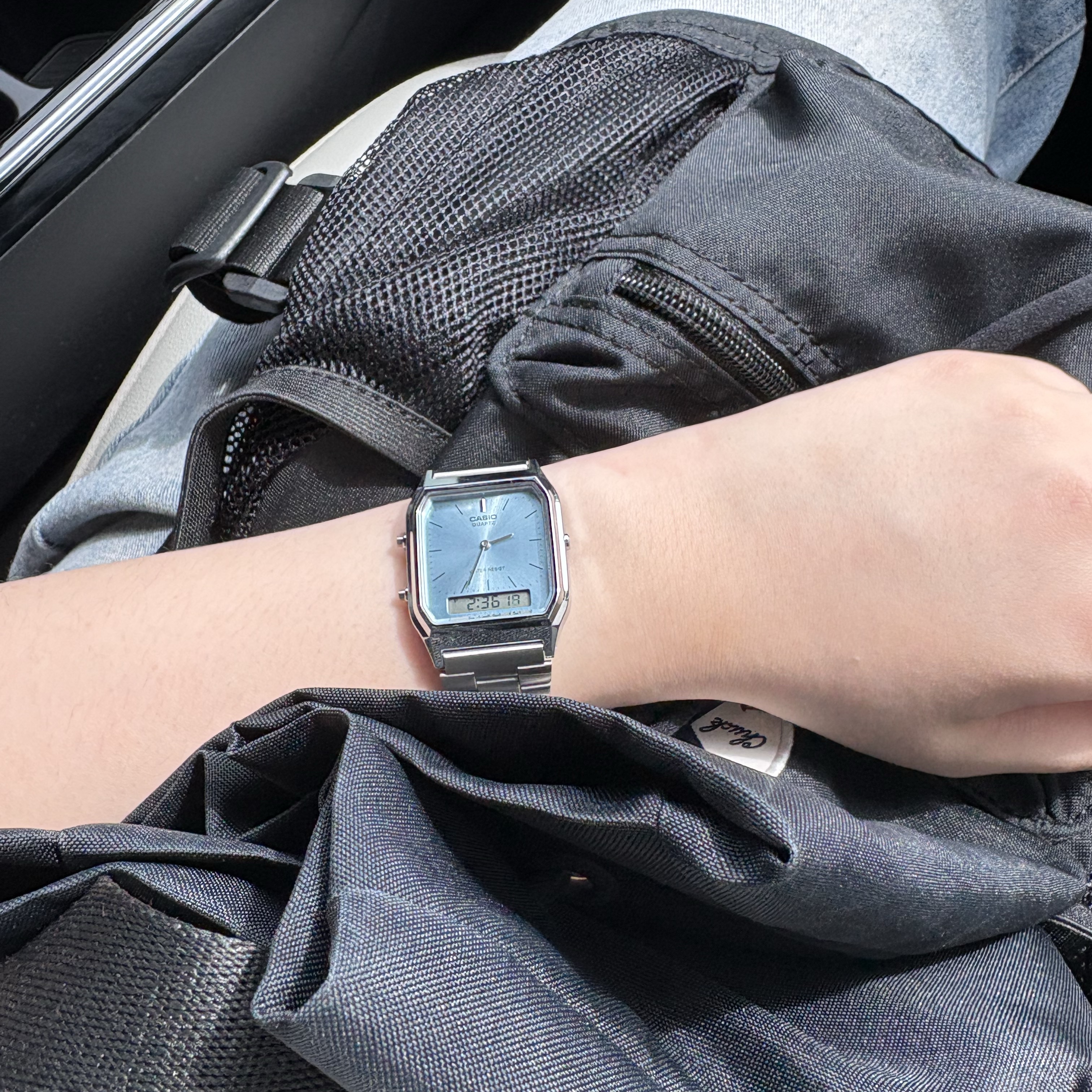 Casio AQ-230A-2A1MQY 착용 스타일