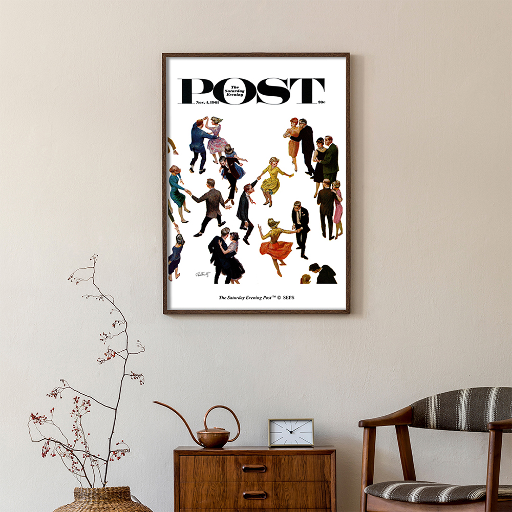 더 새터데이 이브닝 포스트 프레임 포스터_다양한 춤의 스타일_A2(The Saturday Evening Post Framed Poster_Different Styles of Dancing_A2) - 2