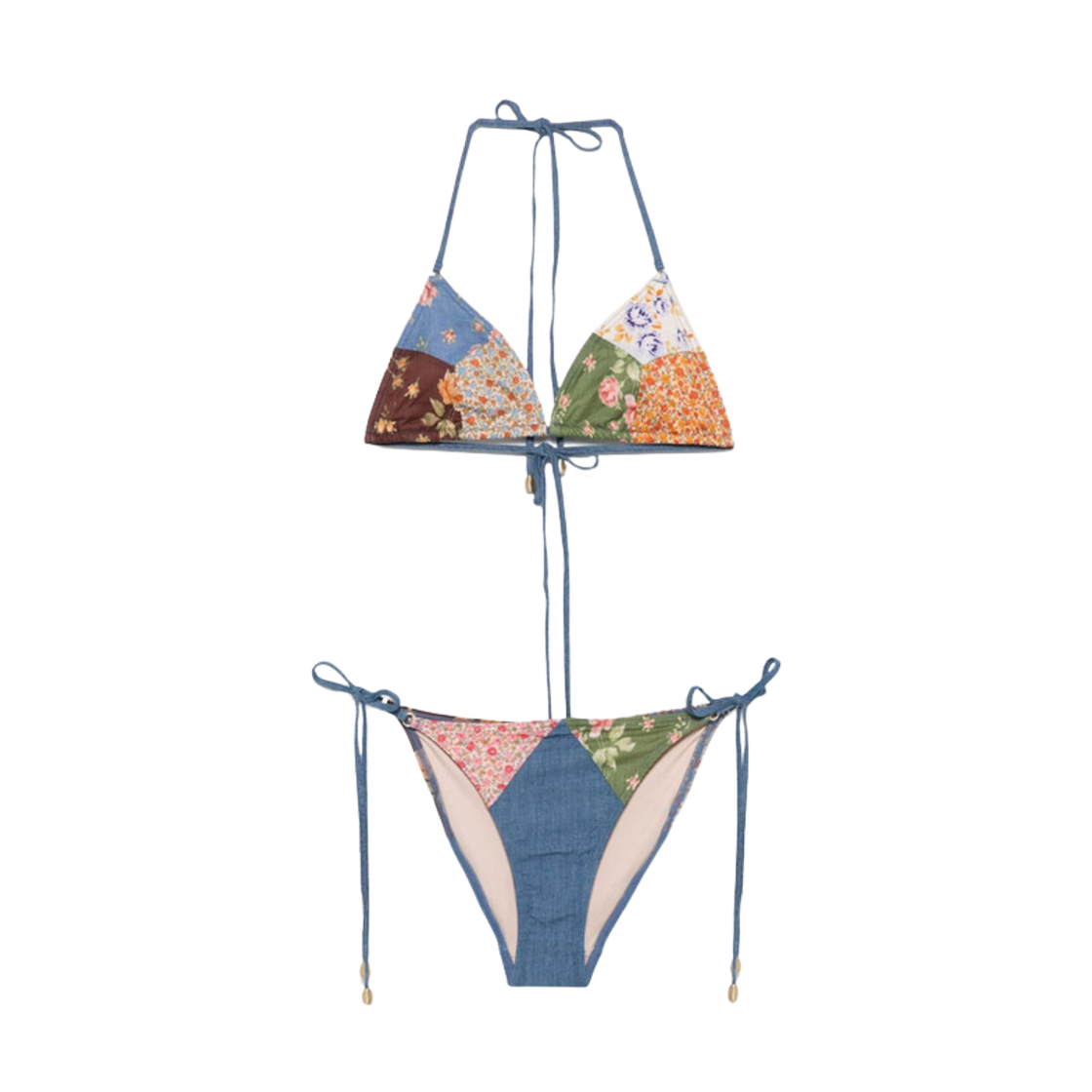 4306WSS252 (W) Zimmermann Cotton Bikini Multi Floral