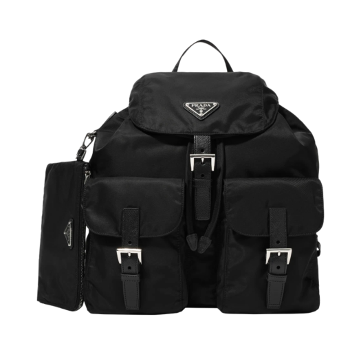 1BZ811-V44/RV44-F0002 Prada Re-Nylon Medium Backpack Black